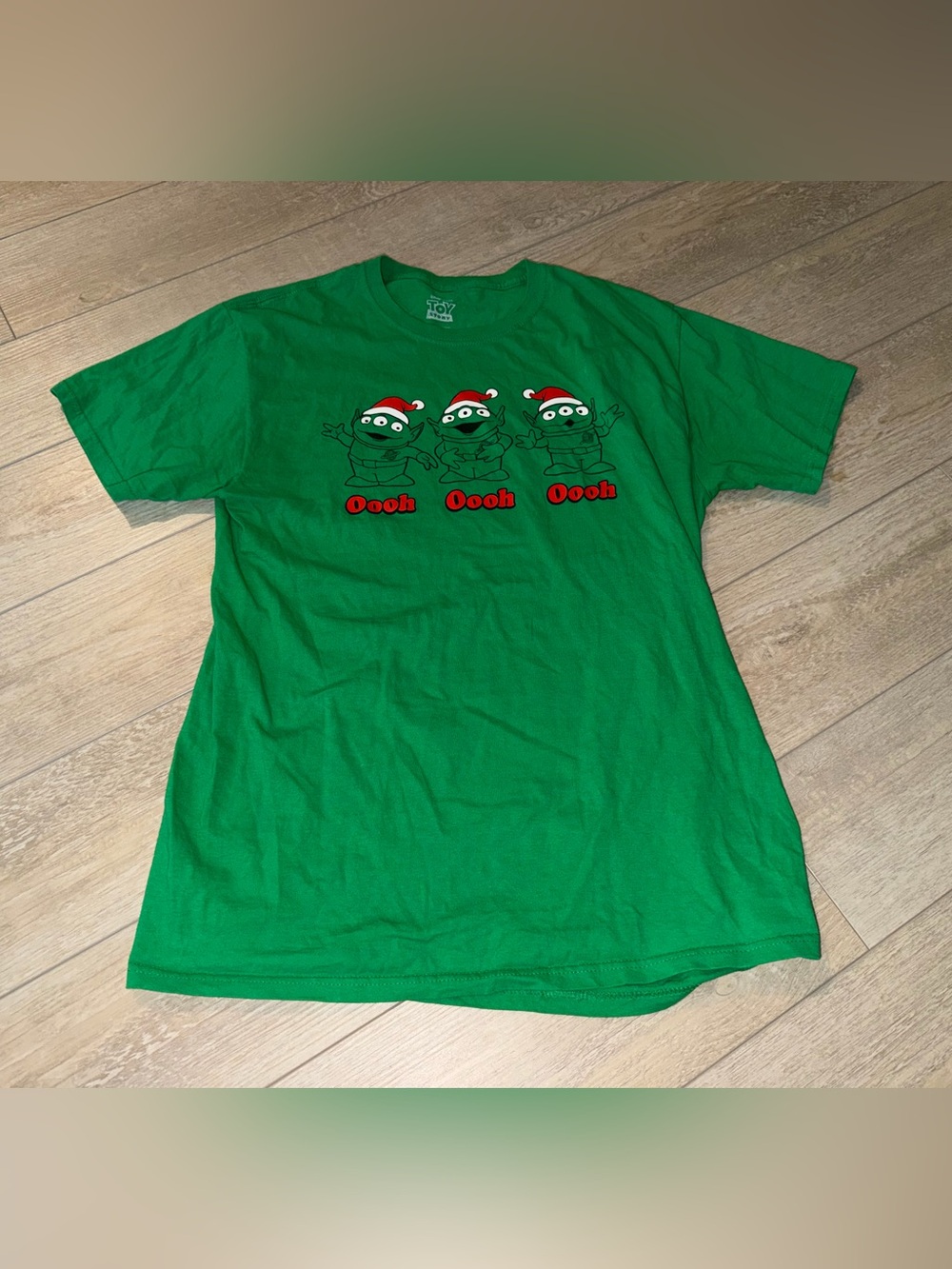 Disney Green Short Sleeve Tee Toy Story shirt medium